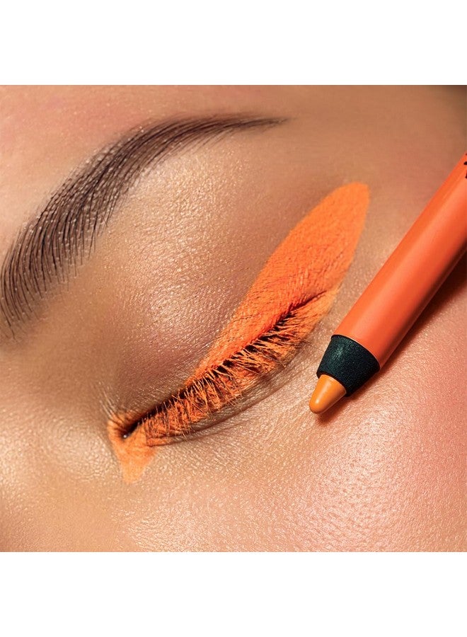 406 Oh My Color Gel Eyeliner Orange Creamy Texture Hypoallergenic & Super Long Lasting Eyeliner Glides Effortlessly Vibrant Shades Crueltyfree Eyeliner Waterproof Pencil 1.4Gm