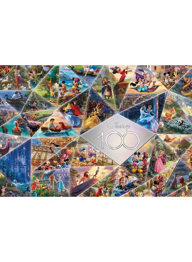 Disney'S 100Th Anniversary Thomas Kinkade 100Th Anniversary Collage 2000 Piece Jigsaw Puzzle 38 X 26