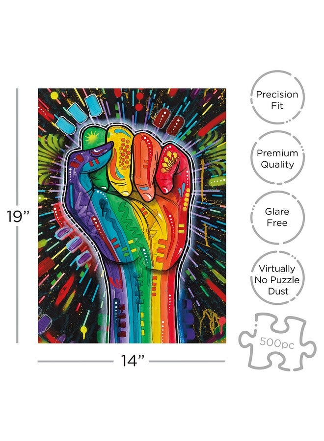Dean Russo Love Is Power 500 Piece Jigsaw Puzzle