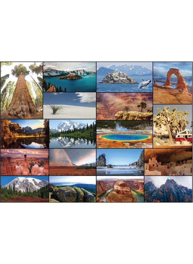 Our National Parks 100 Piece Puzzles Kids Puzzles Usa National Park Puzzle Acadia National Park Yellowstone National Park Zion Arches Crater Lake Mount Rainier Etc (Our National Parks 100Pc)