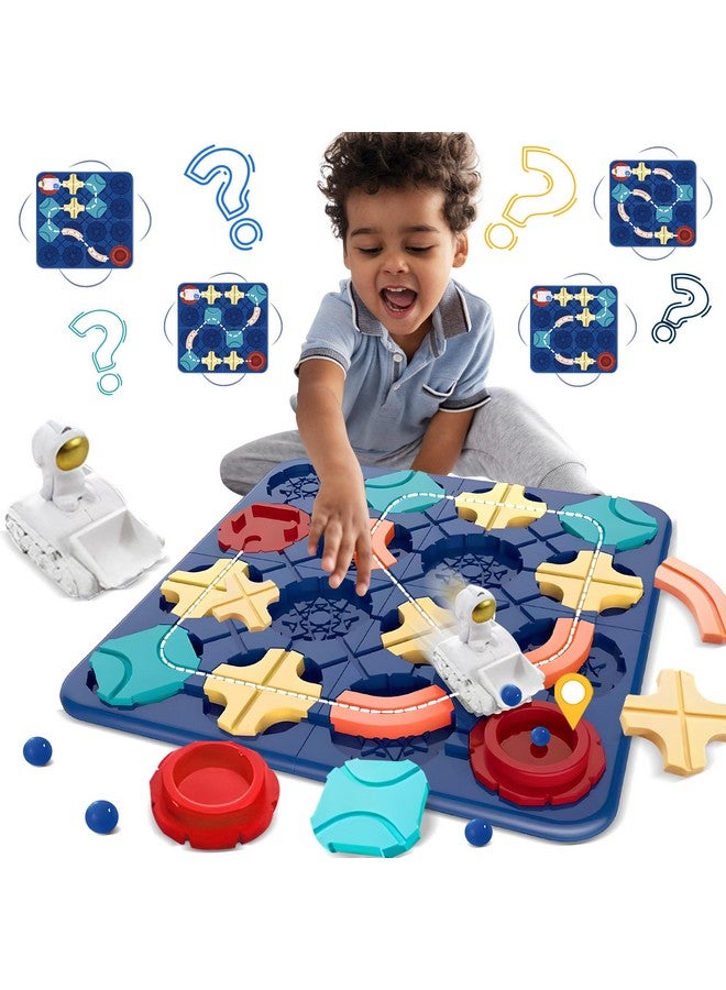 Puzzle Board Games Logical Road Builder Educational Smart Brain Stem Toys Preschool Board Car Game For Kids Ages 48 Learning Toys For 6 Year Olds Birthday Gift Montessori Toys Logic Games