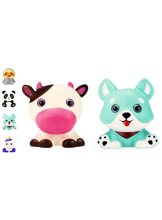 Jumbo Foam Animals (2 Toys Assorted) Slow Rising Squishy For Kids. Stress Relief Toy Pack. Super Soft Cute Kawaii Toy. Classroom Toy & Treasure Box Prize. 33272S