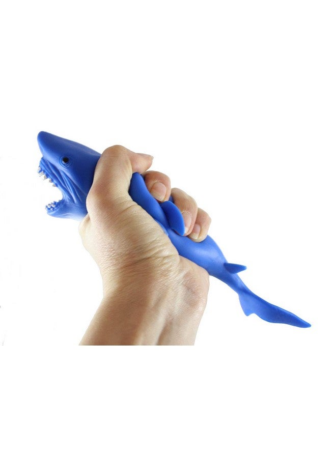 1 Sand Filled Squishy Shark Moldable Sensory Stress Squeeze Fidget Toy Adhd Special Needs Soothing Ocean Animal