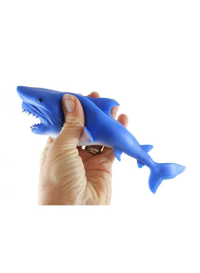 1 Sand Filled Squishy Shark Moldable Sensory Stress Squeeze Fidget Toy Adhd Special Needs Soothing Ocean Animal