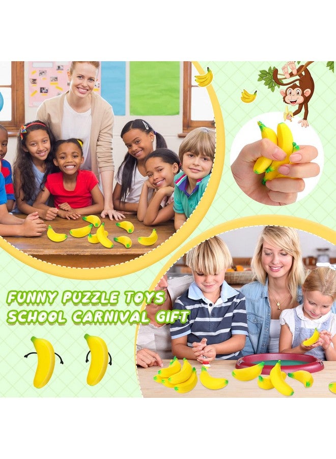 37 Pieces Mini Banana Stress Toys Banana Stress Relief Toys With Mesh Drawstring Bag Pu Banana Toy Stretchy Banana Fidget Toy Relief Banana Stress Balls For Birthday Stress Relief Party Favors