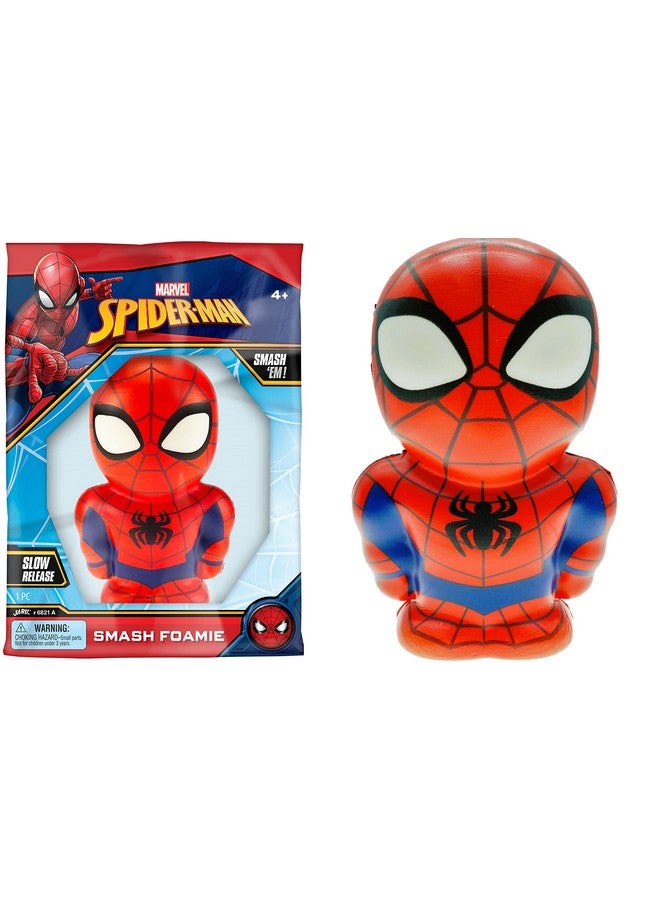 Marvel Avengers Superhero Foam Ball 5.5 (1 Spiderman) Squishy Toy Figure Action Hulk Captain America Iron Man & Black Panther. Fidget Stress Ball For Kids A68211S