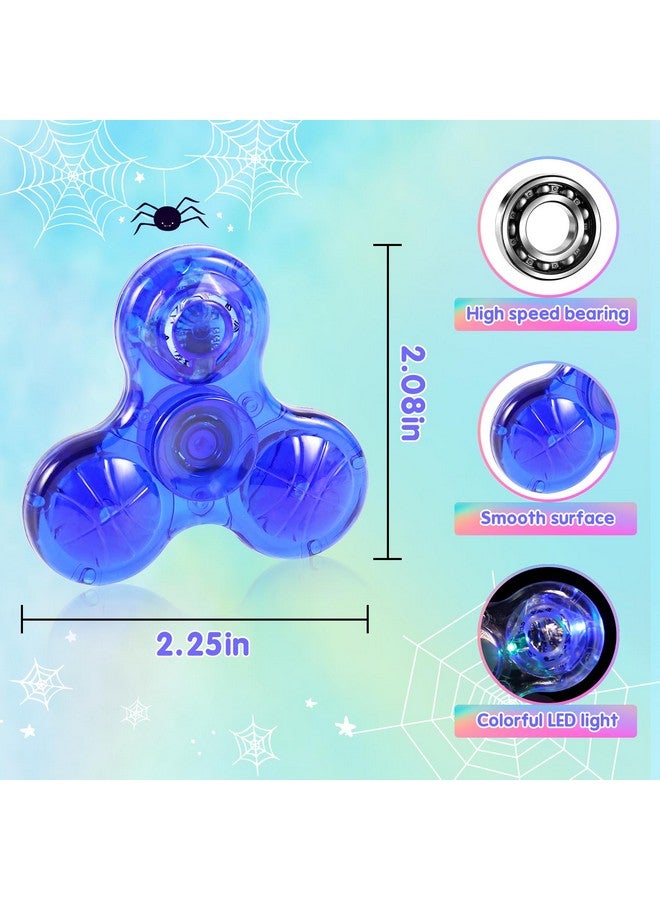 Mini Fidget Spinners 16 Pcs Led Light Up Fidget Spinners For Kids 412 Party Favors Goodie Bag Stuffers Glow In The Dark Party Supplies Classroom Prizes Return Gifts