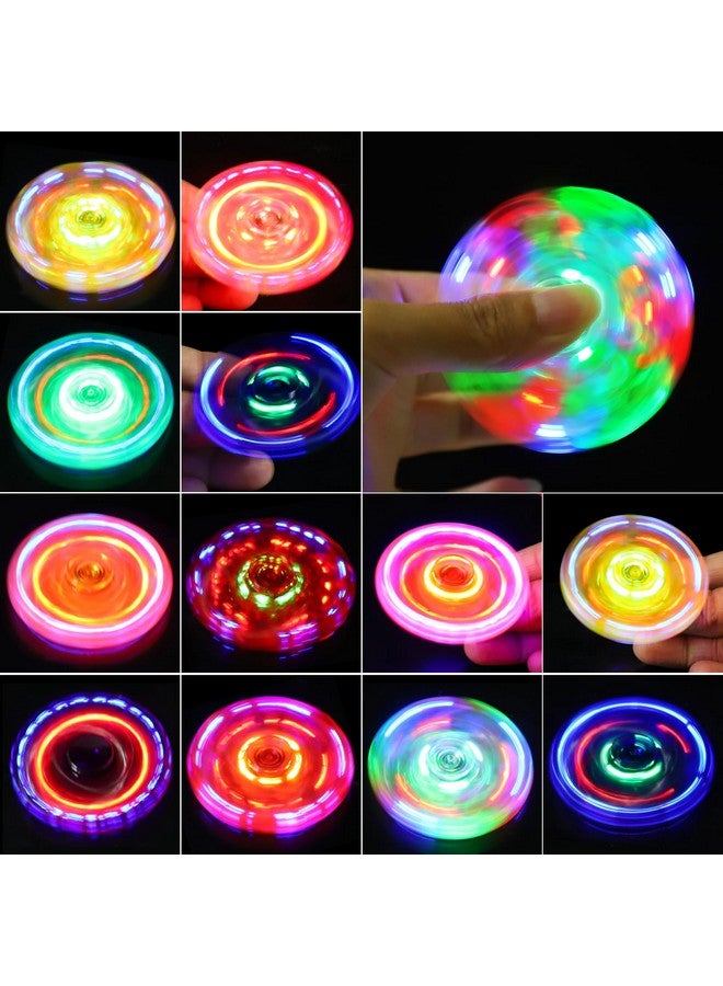 Mini Fidget Spinners 16 Pcs Led Light Up Fidget Spinners For Kids 412 Party Favors Goodie Bag Stuffers Glow In The Dark Party Supplies Classroom Prizes Return Gifts