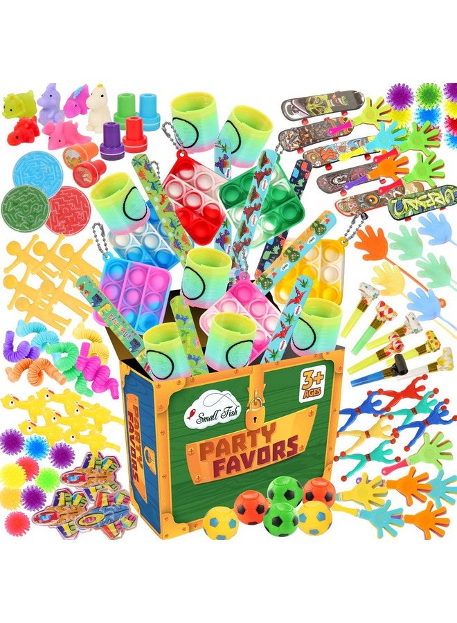 120 Pack Party Favors Toys For Kids: Treasure Box Prizes Birthday Gift Goodie Bags Stuffers Fidget Toy For Toddler Age 35 48 Carnival Classroom Rewards Toy In Bulk Pinata Filler 812 Years Boy Girl