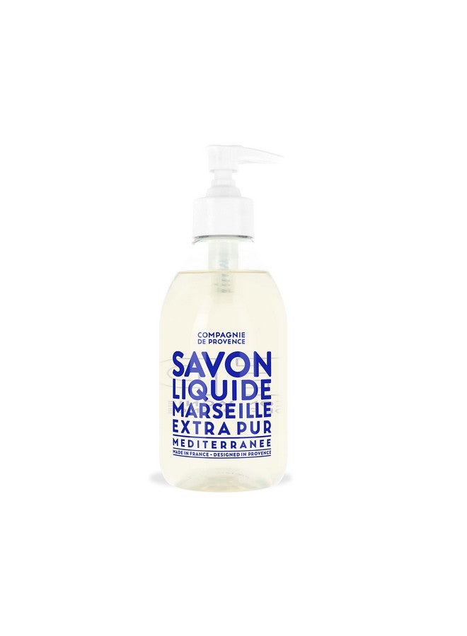 Compagnie De Provence Savon De Marseille Extra Pure Liquid Soap Mediterranean Sea 10 Fl Oz Plastic Pump Bottle