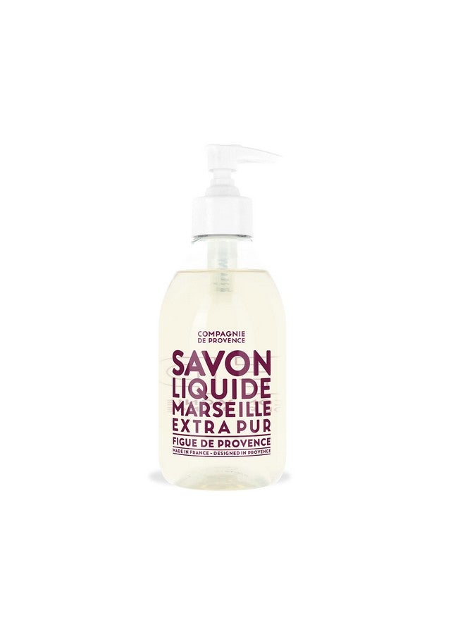 Compagnie De Provence Savon De Marseille Extra Pure Liquid Soap Fig Of Provence 10 Fl Oz Plastic Pump Bottle