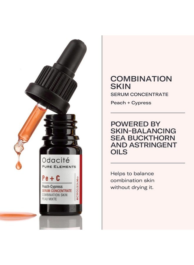 Odacité Acne Serum Concentrate For Face Pore Cleanser Facial Oil For Combination Skin With Peach & Cypress Purifying Antiaging Facial Serum For Balancedlooking Complexion 0.17 Fl. Oz