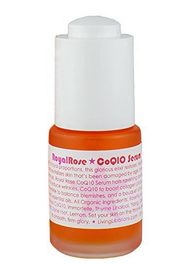 Organic Wildcrafted Royal Rose Coq10 Face Serum (.5 Oz 15 Ml)