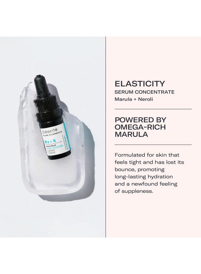 Odacité Anti Aging Serum Concentrate With Marula + Neroli Elasticity Glow Recipe Facial Oil For Hydration Skin Texture & Visibly Smoother And More Supple Skin 0.17 Fl. Oz