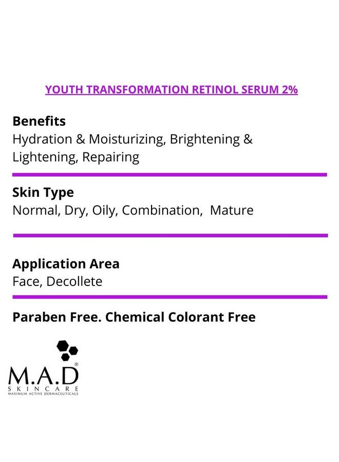 Antiaging Youth Transformation Retinol Serum 2%