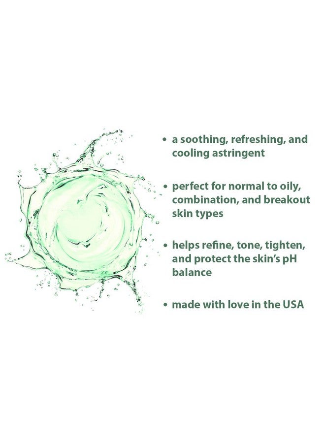 Menthol Astringent 6 Oz (203) Effective Facial Toner For Combination And Partially Oily Skin Prone To Breakouts Helps Refine Tighten And Protect Ph Balance Cools Refreshes And Soothes