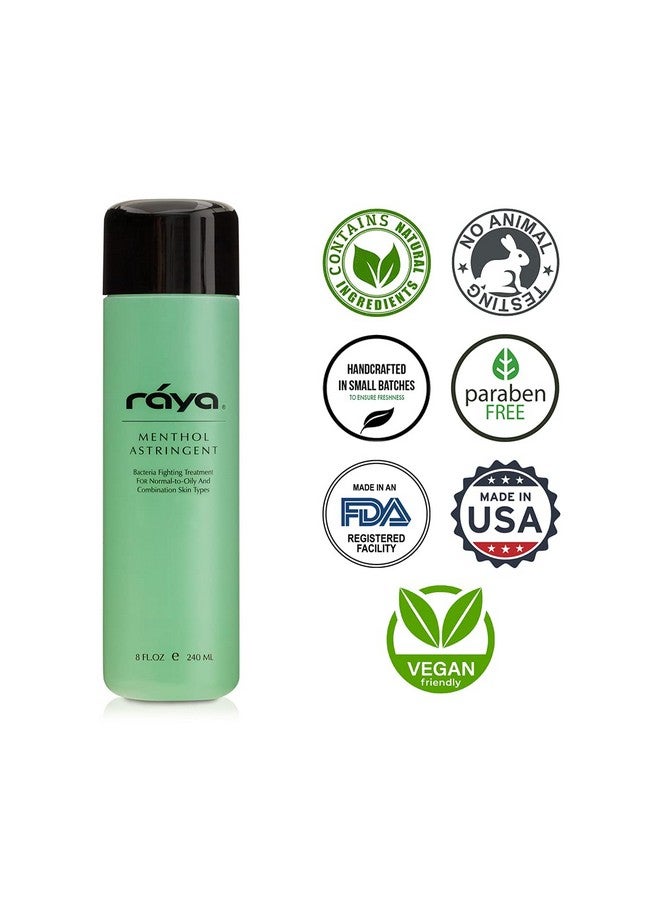 Menthol Astringent 6 Oz (203) Effective Facial Toner For Combination And Partially Oily Skin Prone To Breakouts Helps Refine Tighten And Protect Ph Balance Cools Refreshes And Soothes