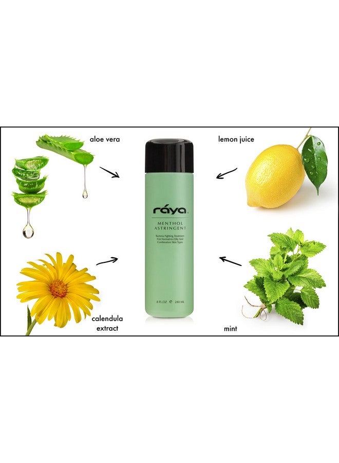 Menthol Astringent 6 Oz (203) Effective Facial Toner For Combination And Partially Oily Skin Prone To Breakouts Helps Refine Tighten And Protect Ph Balance Cools Refreshes And Soothes