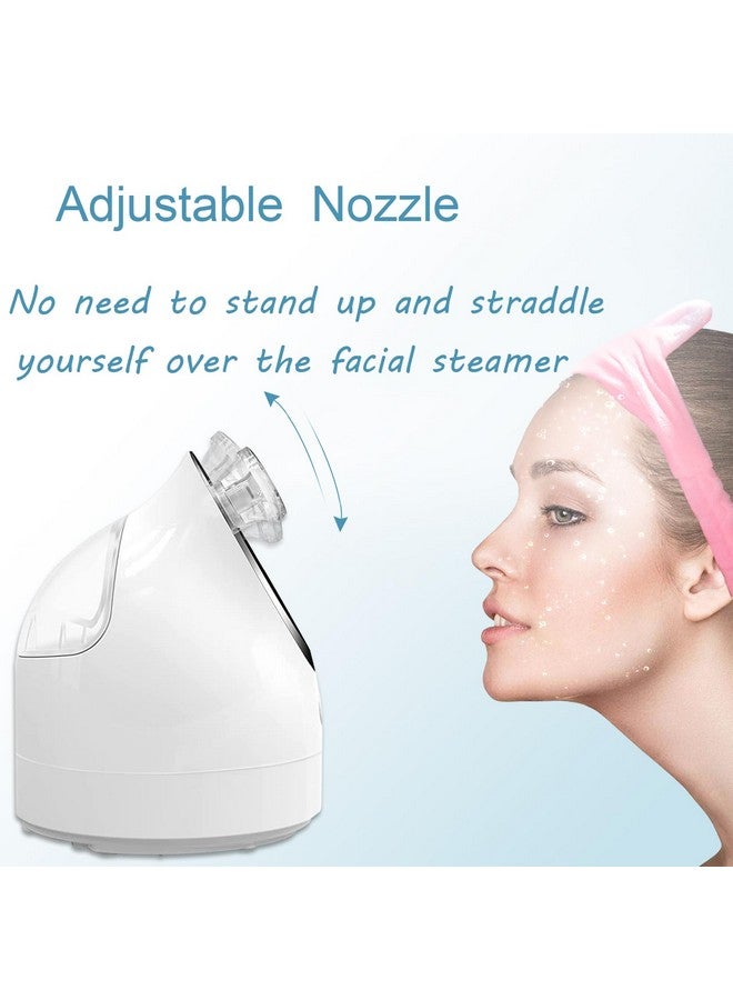 Facial Steamer 2 In 1 Face Steamer For Facialcompact Nano Steamer With Aromatherapyface Humidifier Adjustable Nozzle Warm Powerful Steam For Home Spacleanses And Moisturizessinuses