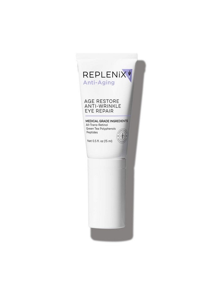 Age Restore Antiwrinkle Retinol Eye Repair Medicalgrade Antiaging Eye Cream For Fine Lines Dark Circles & Puffiness (0.5 Fl. Oz)