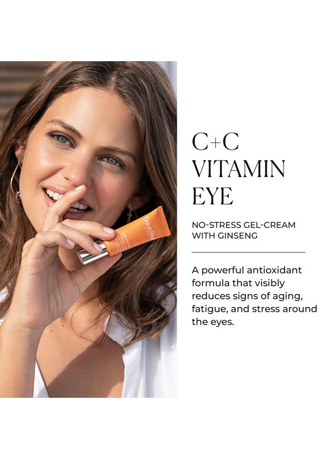 C+C Vitamin Eye Antistress Eye Contour Gelcream Firms Energizes & Rejuvenates 0.5 Oz