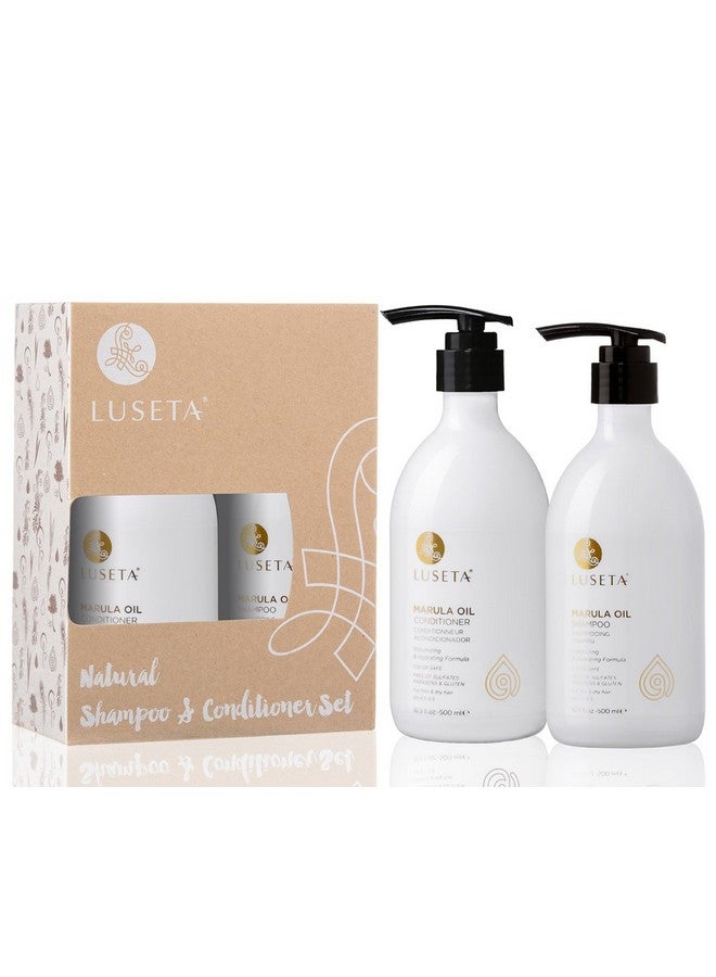 Luseta Marula Oil Shampoo & Conditioner Set For Fine And Dry Hair 2 X 16.9 Oz