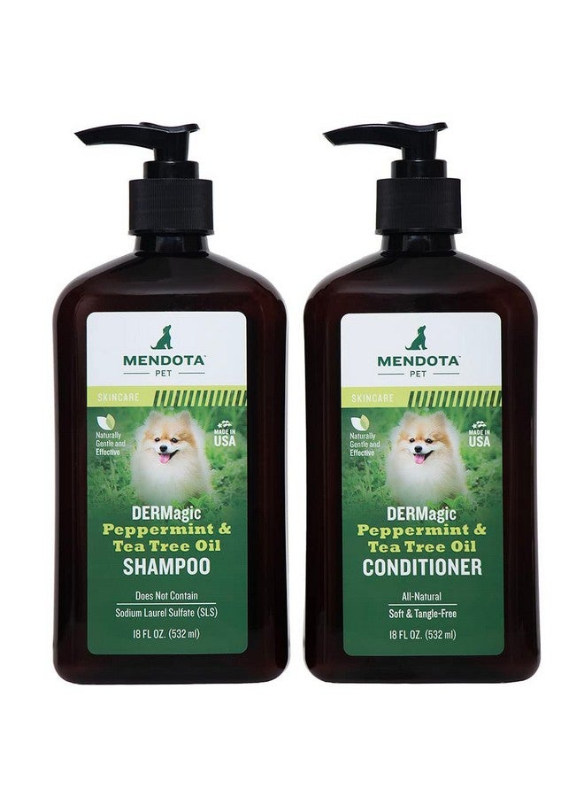 Peppermint & Tea Tree Oil Shampoo & Conditioner 18 Fl. Oz.
