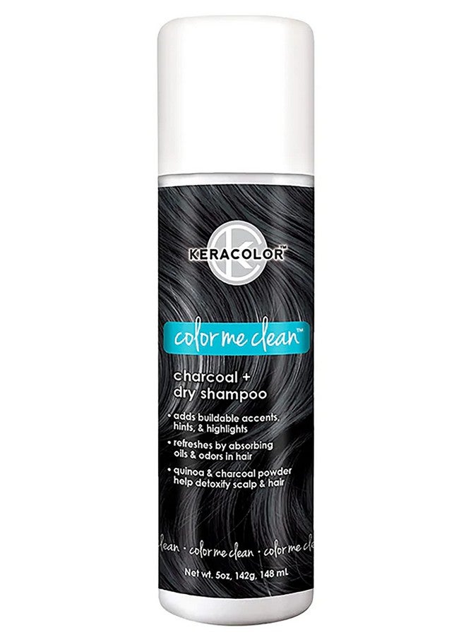 Dry Shampoo Color Me Clean With Color Volume Powder For Blonde And Dark Hair Charcoal 5 Ounce (Pack Of 1)