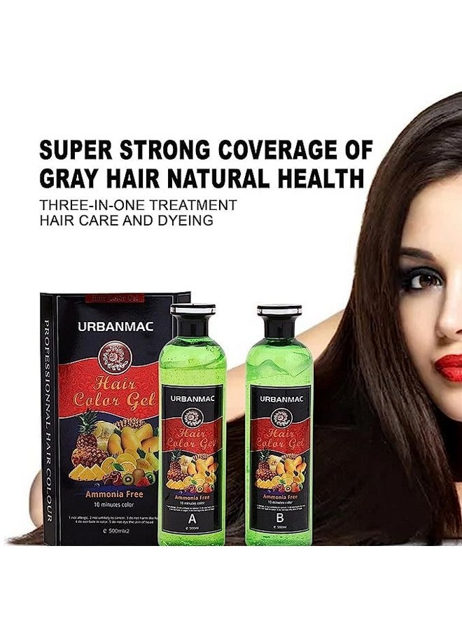 Fruit Vinegar Black Gel Color Professions Hair Color Pack Of 2