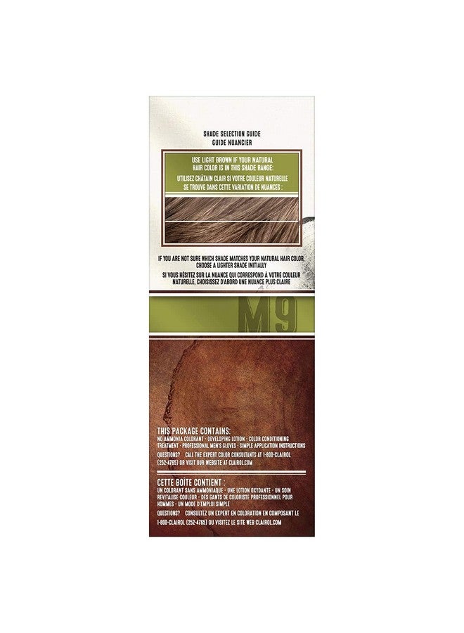 Natural Instincts Semipermanent Hair Dye For Men M9 Light Brown Hair Color Pack Of 3