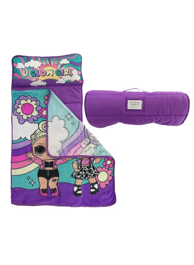 Lol Surprise! 24(W) X 45(L) Soft Toddler Nap Mat With Pillow And Blanket Perfect For Preschool Daycare And Travel (100% Official Licensed Product)