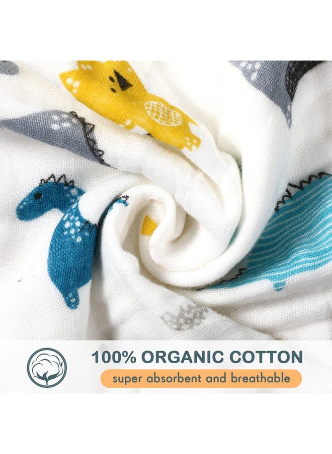 30 Pieces Muslin Baby Washcloths For Newborn 10”X10” Soft Absorbent Muslin Burp Cloths Wash Clothes Baby Face Towels For Toddler Boy Girl Shower Gift Baby Registry