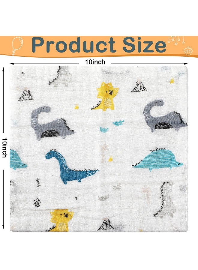 30 Pieces Muslin Baby Washcloths For Newborn 10”X10” Soft Absorbent Muslin Burp Cloths Wash Clothes Baby Face Towels For Toddler Boy Girl Shower Gift Baby Registry