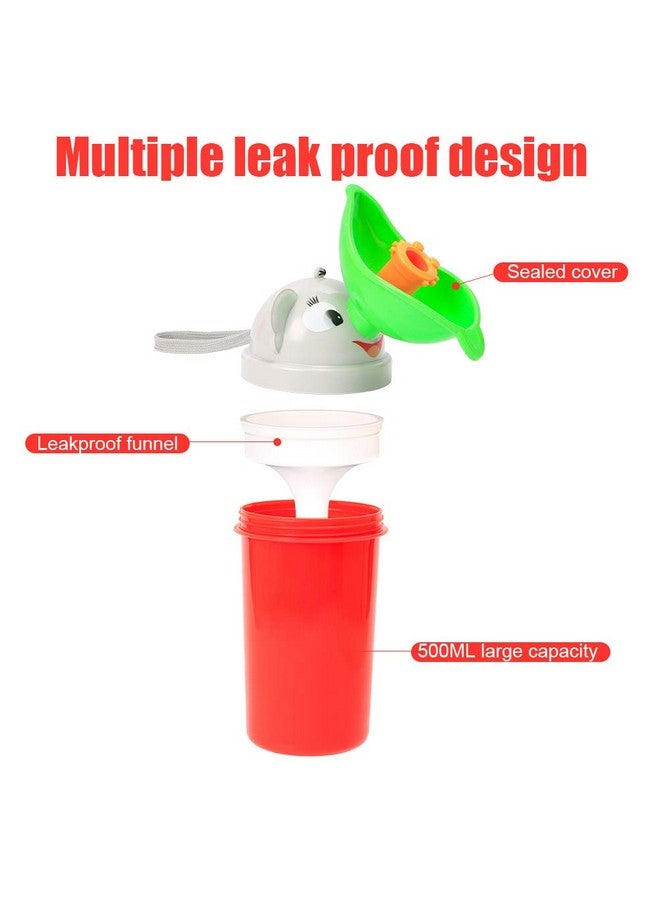 Portable Baby Child Potty Urinal Emergency Urinal Toilet For Camping Car Travel And Kid Potty Pee Training (Girls)