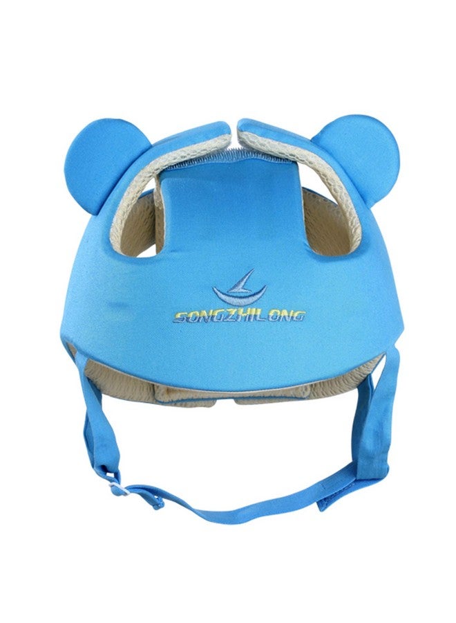 Baby Infant Toddler Helmet Safety Headguard Head Protective Cushion Children Adjustable Safety Helmet Hat Harnesses Cap Kid Child Crawl Walk Playing (Blue)