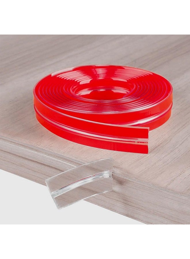 Baby Proofing 20Ft(6M) Clear Edge Protector For Baby Soft Furniture Bumpers Childproof Corner Guards Edge Protector Strip With Strong Adhesive For Walls Tables Cabinets Desk Edge Cushion