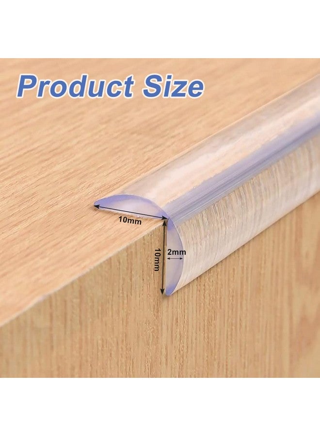 Baby Proofing 20Ft(6M) Clear Edge Protector For Baby Soft Furniture Bumpers Childproof Corner Guards Edge Protector Strip With Strong Adhesive For Walls Tables Cabinets Desk Edge Cushion