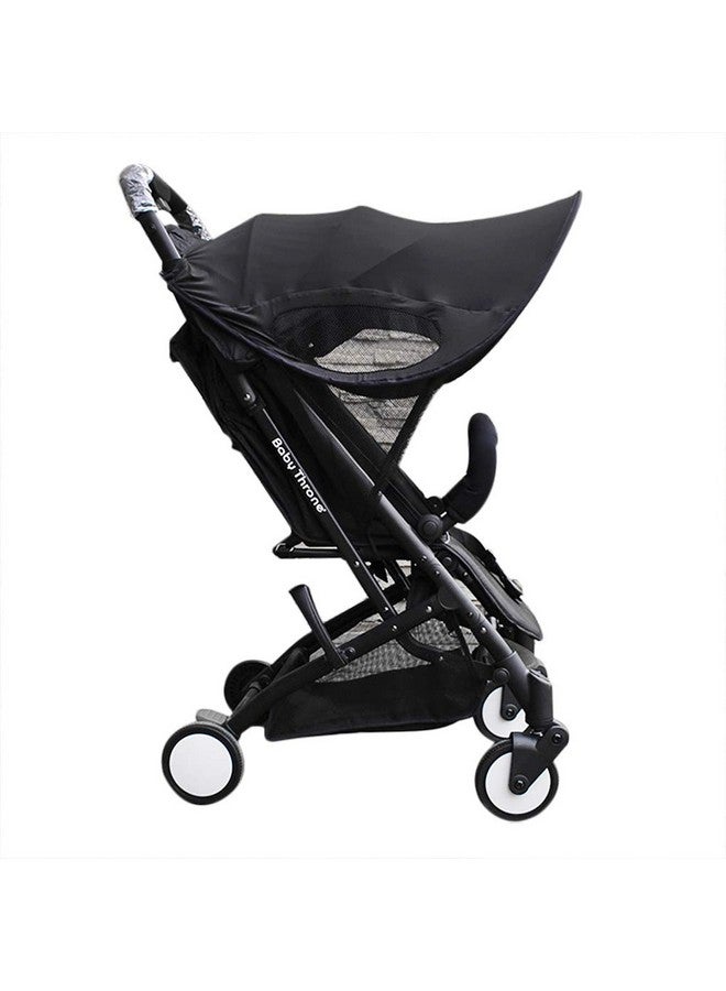 Baby Stroller Sun Shade Sun Protection Pram For Strollers Car Seats Pushchair Buggy Sunshade Parasol Sun Rain Canopy Cover Protection Stroller Accessories Awning Antiuv Umbrella Sun Shade (Black)