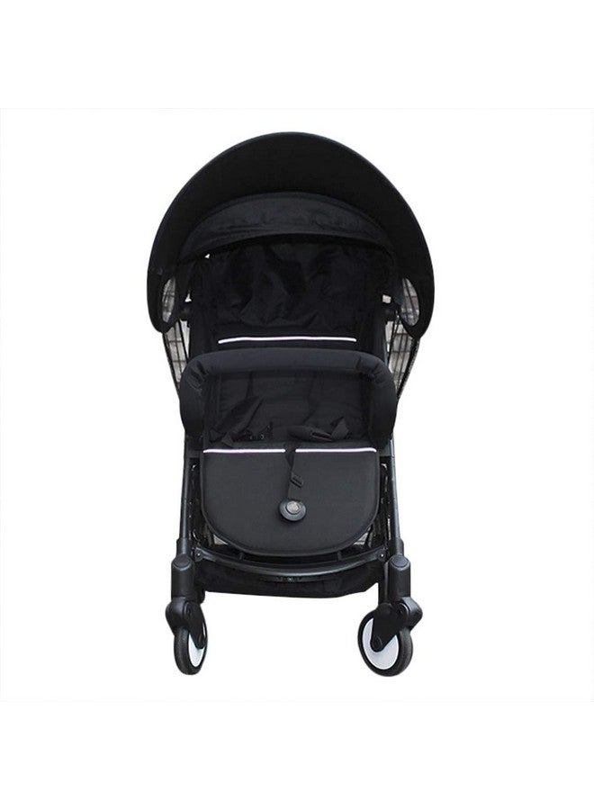 Baby Stroller Sun Shade Sun Protection Pram For Strollers Car Seats Pushchair Buggy Sunshade Parasol Sun Rain Canopy Cover Protection Stroller Accessories Awning Antiuv Umbrella Sun Shade (Black)