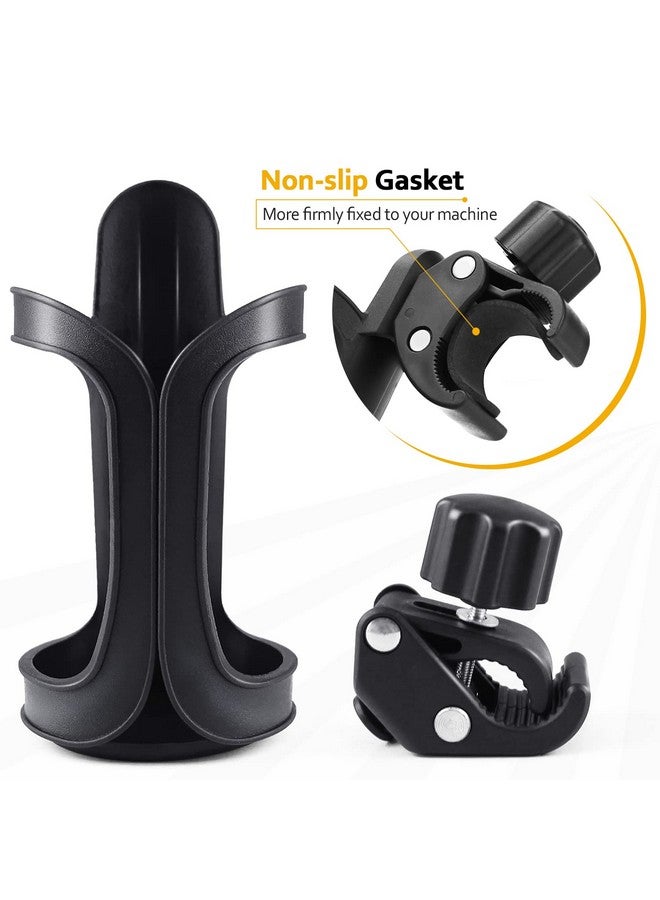 Pack Of 2 Pram Cup Holderuniversal Stroller Cup Holdersadjustable Pushchair Bottle Organizer For Bikes Trolleyswalkers And Wheelchairs