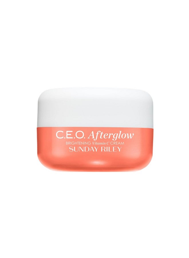 C.E.O. Afterglow Brightening Vitamin C Cream Face Moisturizer 0.5 Oz.