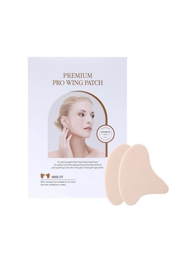 Premium Pro Wing Uv Protection Golf Patch 5Pairs Outdoor And Sports Activities Golf Hiking Fishing Climbing Cycling Centella Asiatica Extract Facial Sunscreen Patch Uv Sun Block Patch