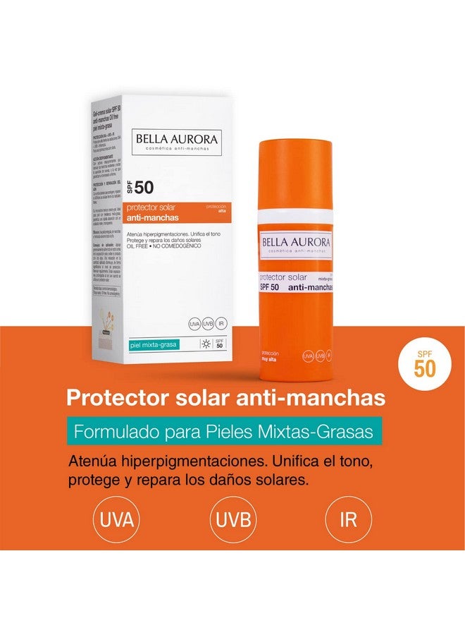 Gel Solar Spf 50 Antimancas Piel Mixtagrasa