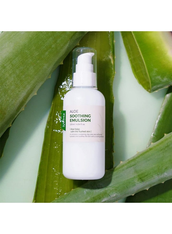 Aloe Soothing Emulsion 120Ml 4.05 Fl.Oz Aloe From Jeju Relieves Sensitive Skin Moisturizes The Skin Lightly