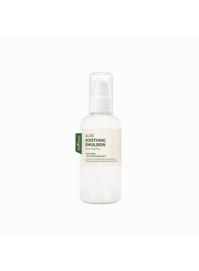 Aloe Soothing Emulsion 120Ml 4.05 Fl.Oz Aloe From Jeju Relieves Sensitive Skin Moisturizes The Skin Lightly