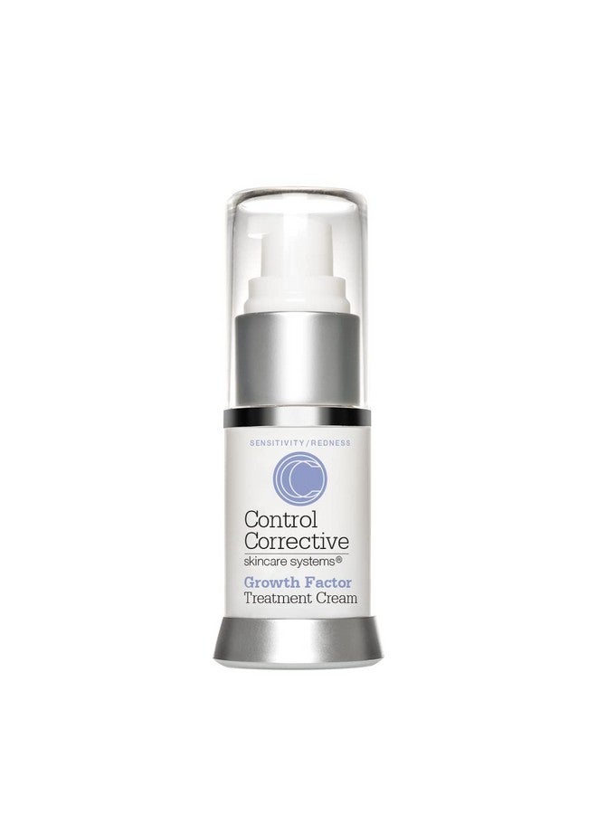 Control Corrective Growth Factor Treatment Cream 0.5 Oz An Elegant Facial Cream For Calming Down Skin After Peels Microdermabrasion Or Retinol Usage Diminishes Visible Scars Soothes Irritation