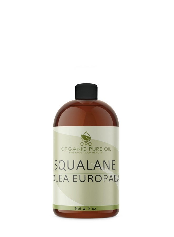 Squalane Oil 8 Oz 100% Pure Natural Plantderived Non Gmo Refined Squalene Alternative From Olive Hydrating & Moisturizing Carrier Oil Perfect For Skin Hair Body Face Packaging May Vary