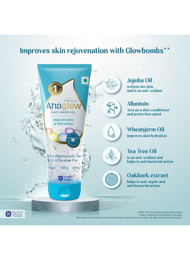 Advanced Face Wash Gel Daily Gentle Cleansing Formula For Normal And Oily Skin 100 G