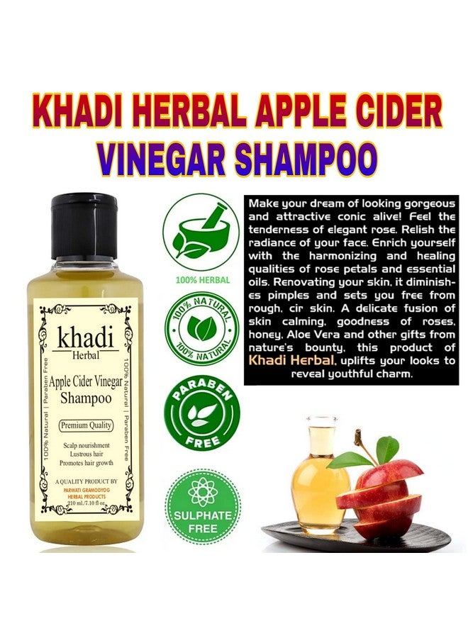 Herbigiri Herbal Apple Cider Vinegar Shampoo No Sulphate & Parabens Herbigiri Herbal Shampoo