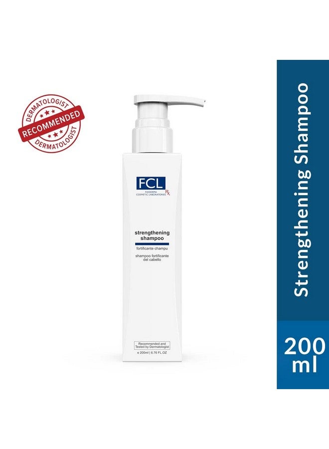 Fcl Strengthening Shampoo Strengthens Hair Controls Hair Fall Reduces Frizz Promotes Hair Growth Cleans Scalp Mild Shampoo Paraben & Sulphate Free 200 Ml